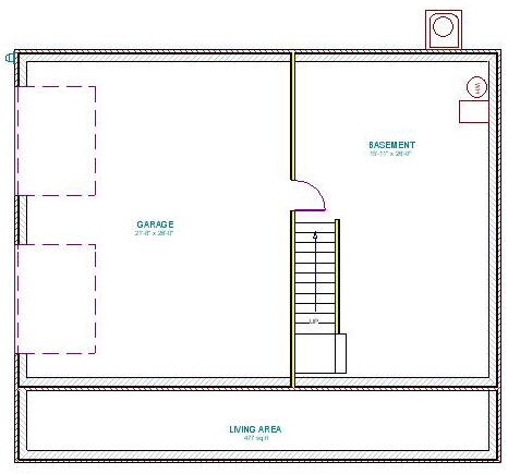 The Swoope Basement Plan View