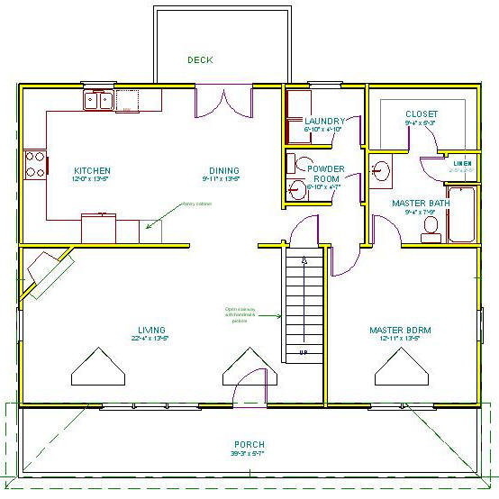 The Swoope First Floor Plan