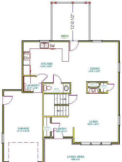 The middlebrook first floor plan
